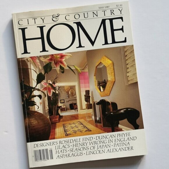 May 1987 City & Country Home Magazine Canadian Lifestyle Interior Design Toronto - Picture 1 of 6